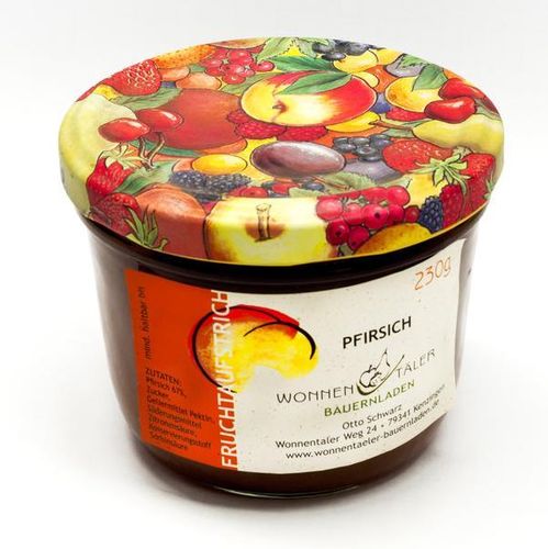Pfirsich - Fruchtaufstrich 230g